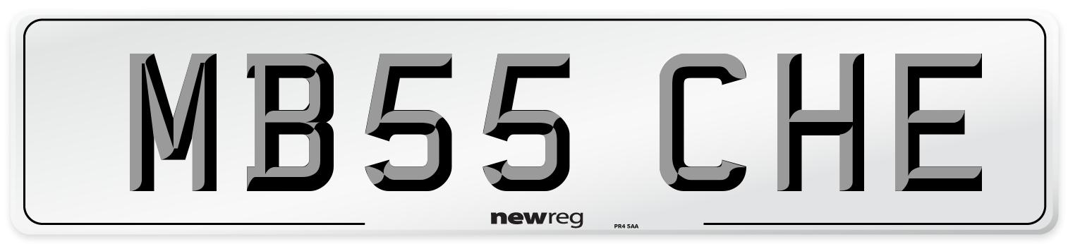 MB55 CHE Number Plate from New Reg